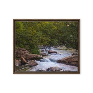 Framed canvas "Sedona Mist"